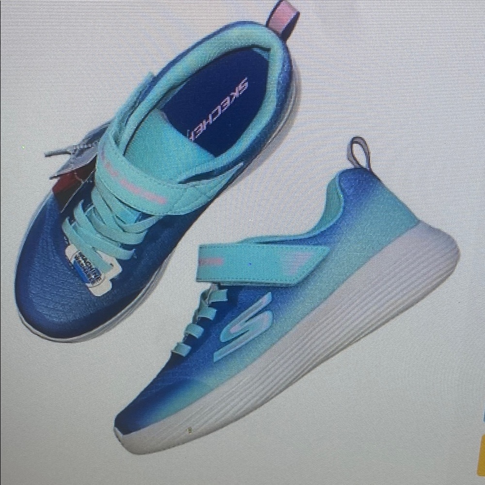 Skechers Girl blue Sneakers size 4